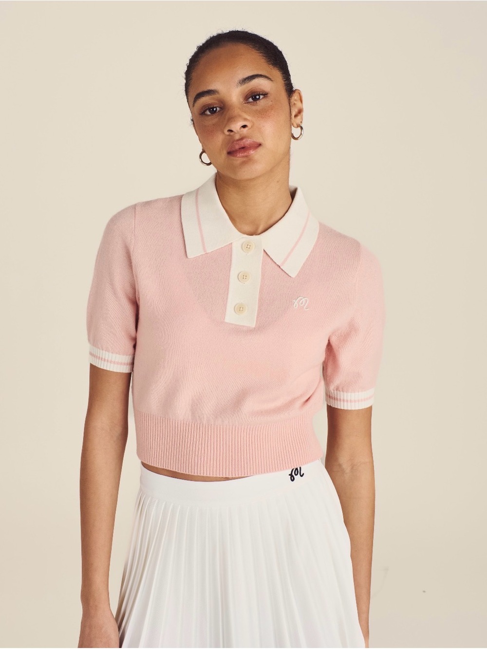 Malbon Mikayla Knit Polo XS